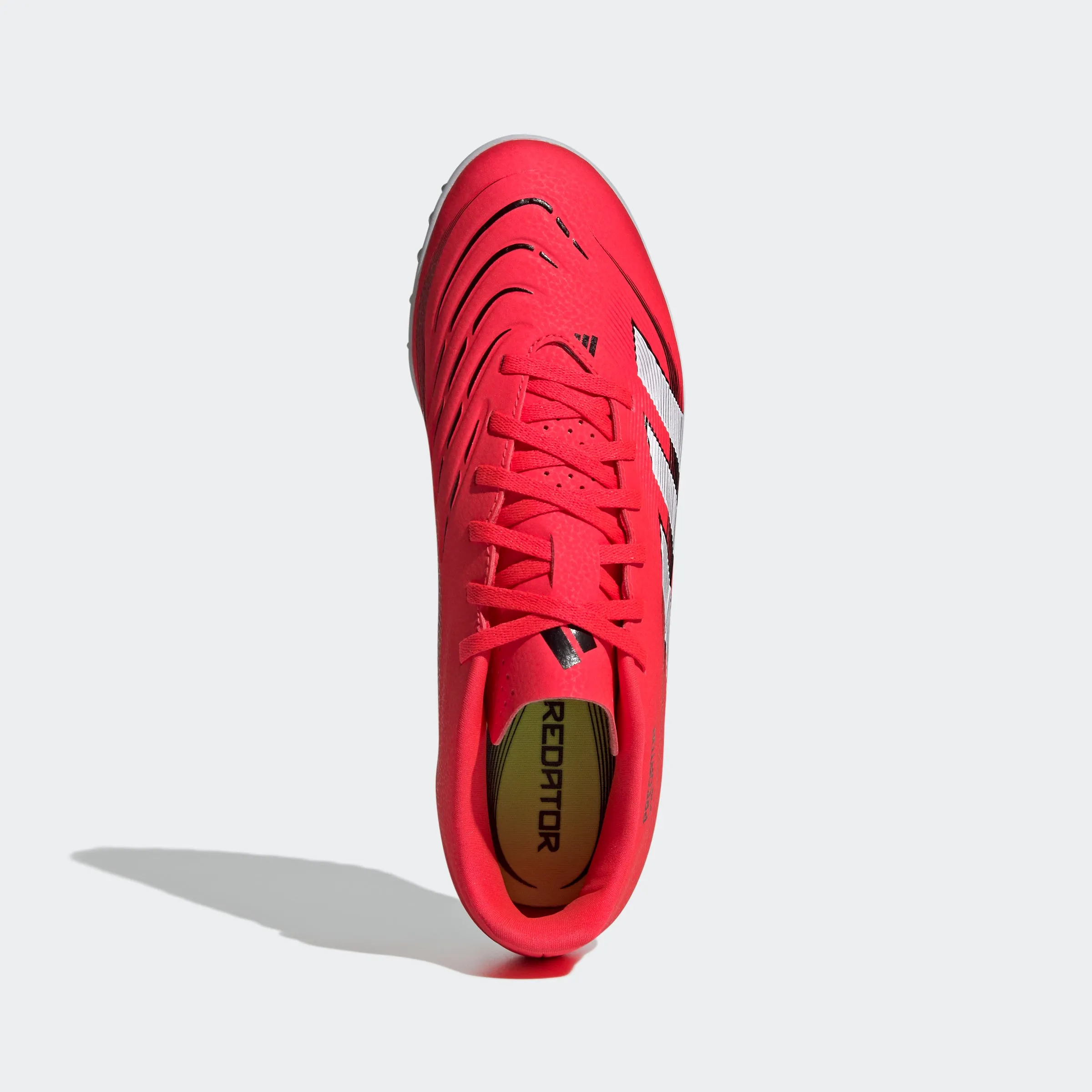 adidas PREDATOR CLUB Artificial Turf Soccer Shoes | Lucid Red-Core Black | Men's