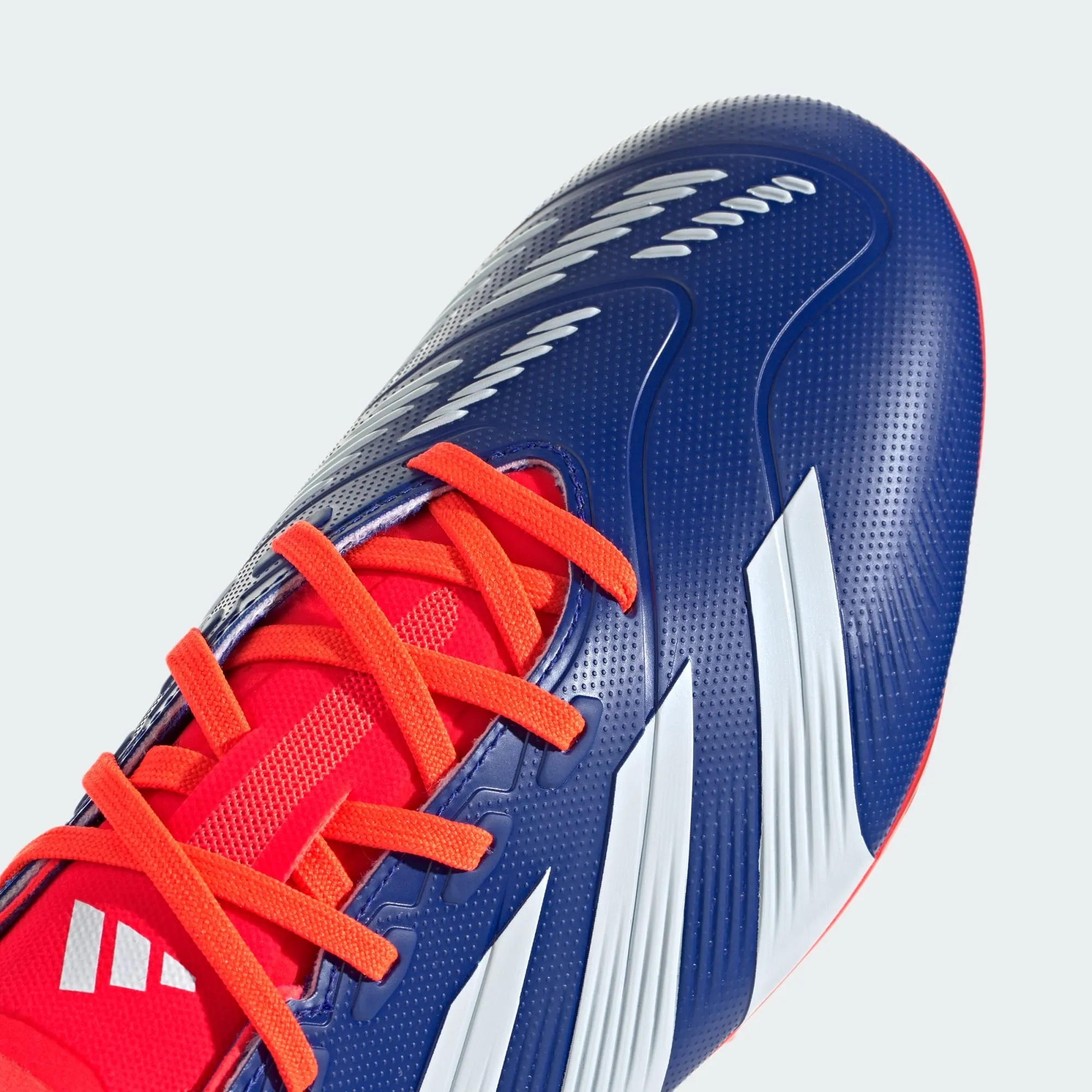 adidas Predator League Firm Ground Soccer Cleats | Lucid Blue-Cloud White-Solar Red | Men's