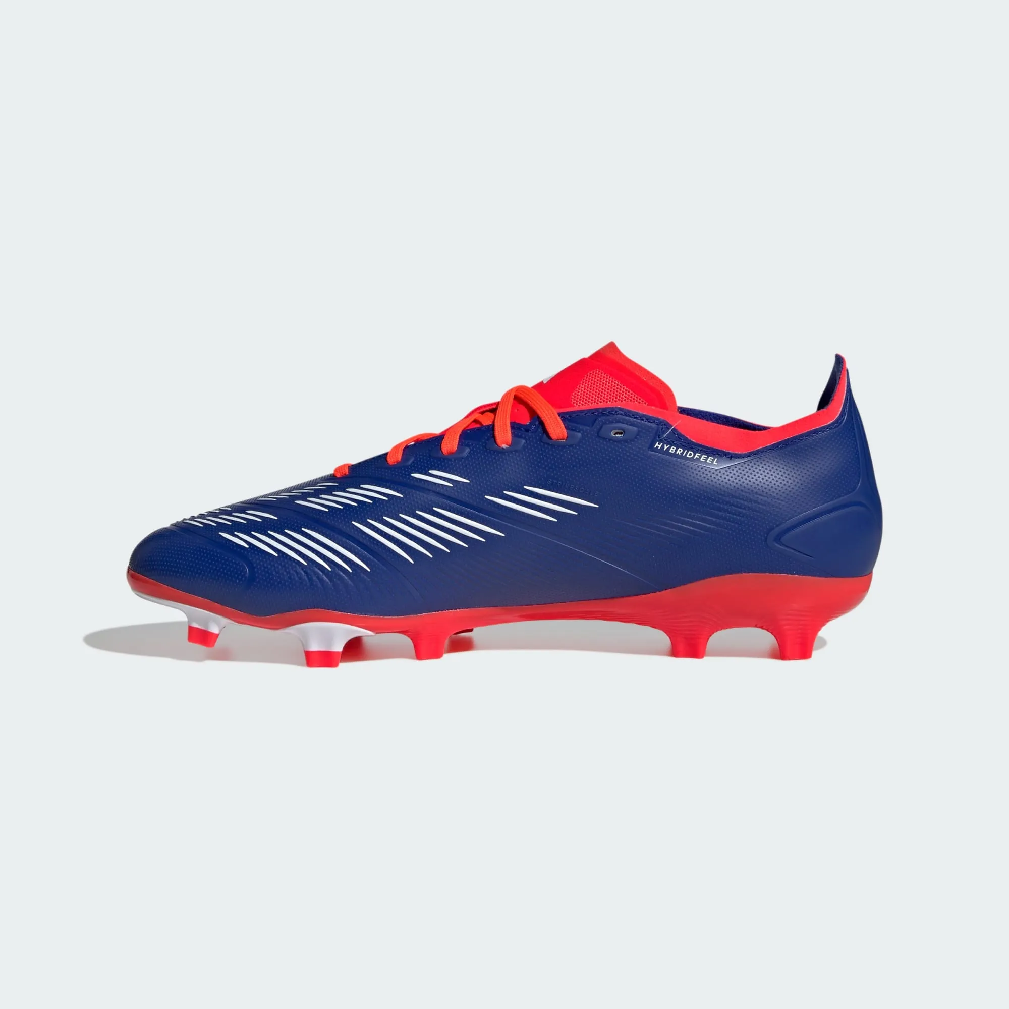 adidas Predator League Firm Ground Soccer Cleats | Lucid Blue-Cloud White-Solar Red | Men's