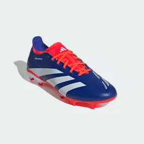 adidas Predator League Firm Ground Soccer Cleats | Lucid Blue-Cloud White-Solar Red | Men's