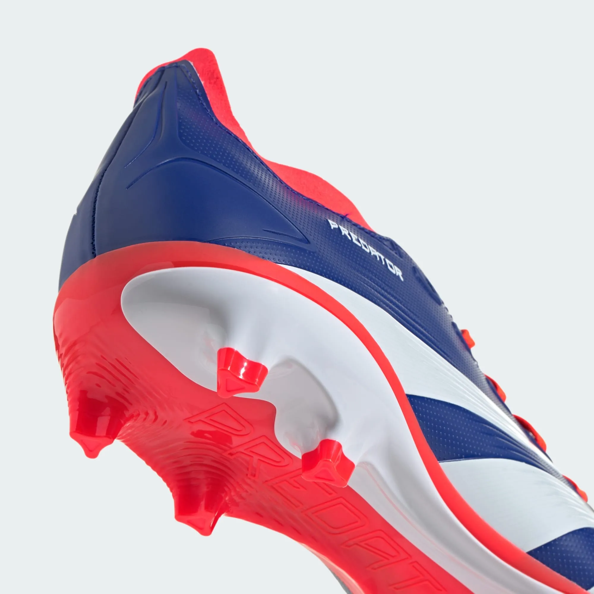 adidas Predator League Firm Ground Soccer Cleats | Lucid Blue-Cloud White-Solar Red | Men's