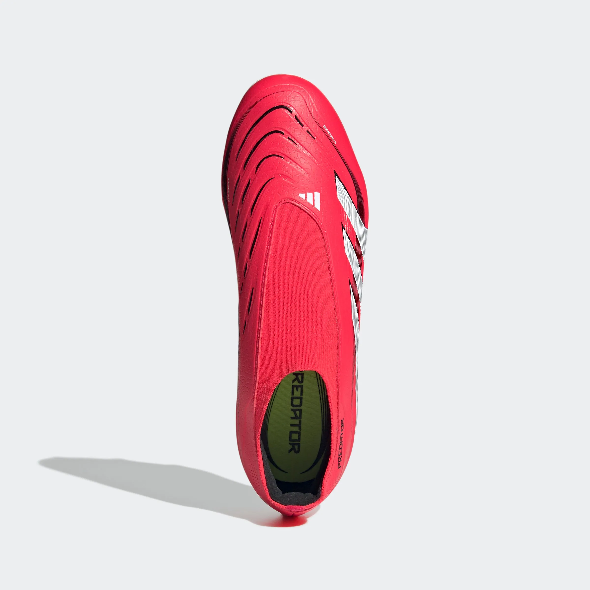 adidas Predator League Laceless Firm/Multi-Ground Soccer Cleats | Lucid Red-Cloud White | Men's