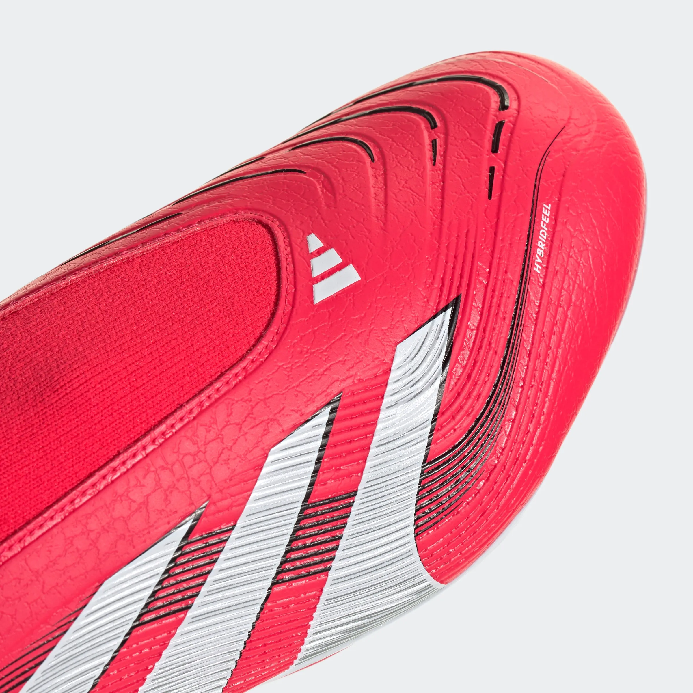 adidas Predator League Laceless Firm/Multi-Ground Soccer Cleats | Lucid Red-Cloud White | Men's