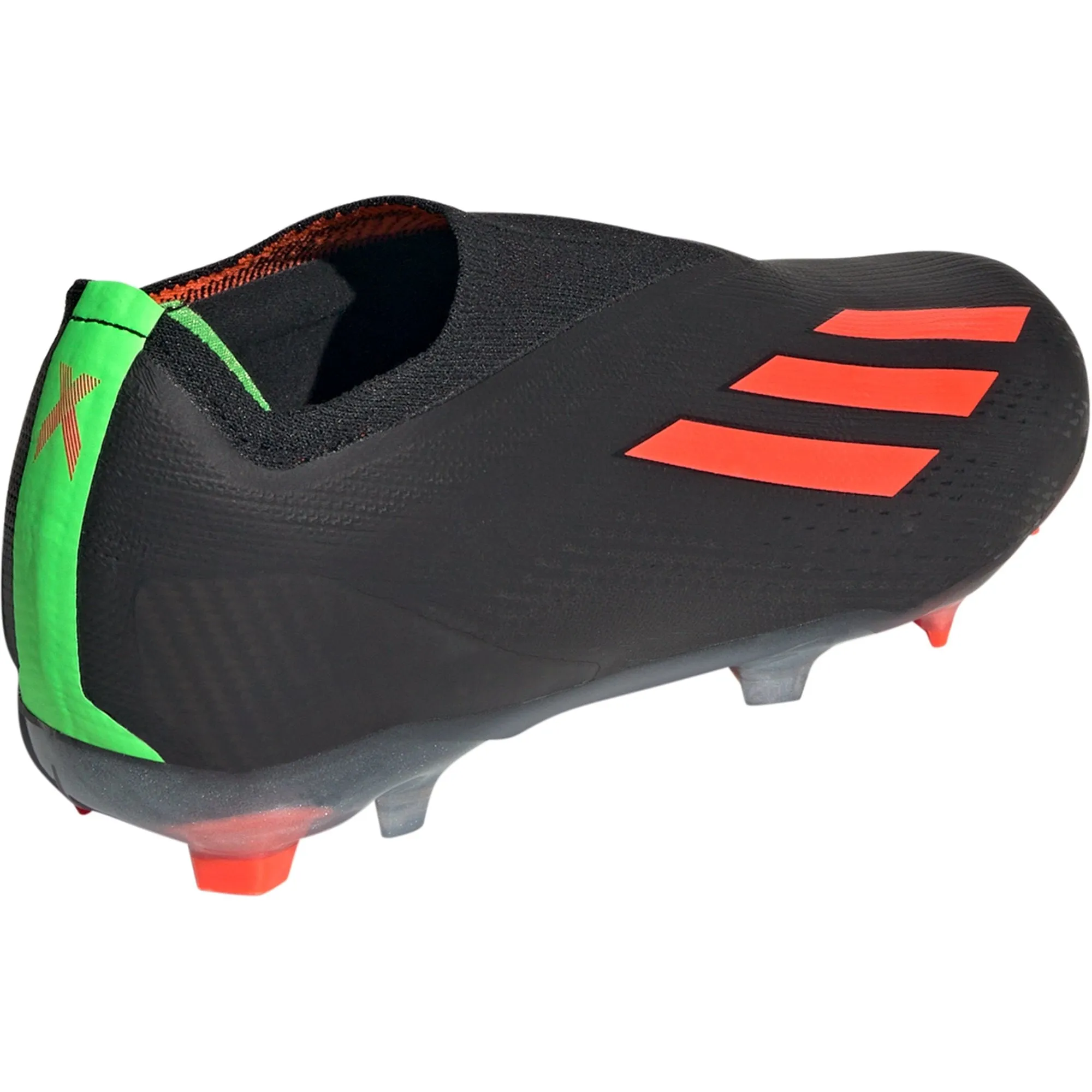 adidas X Speedportal  FG Junior Firm Ground Soccer Cleat - Core Black/Solar Red/Solar Green