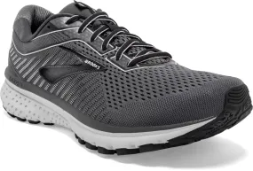 Brooks Men's Ghost 12 Running Athletic Shoes Dark Gray Black Size 7