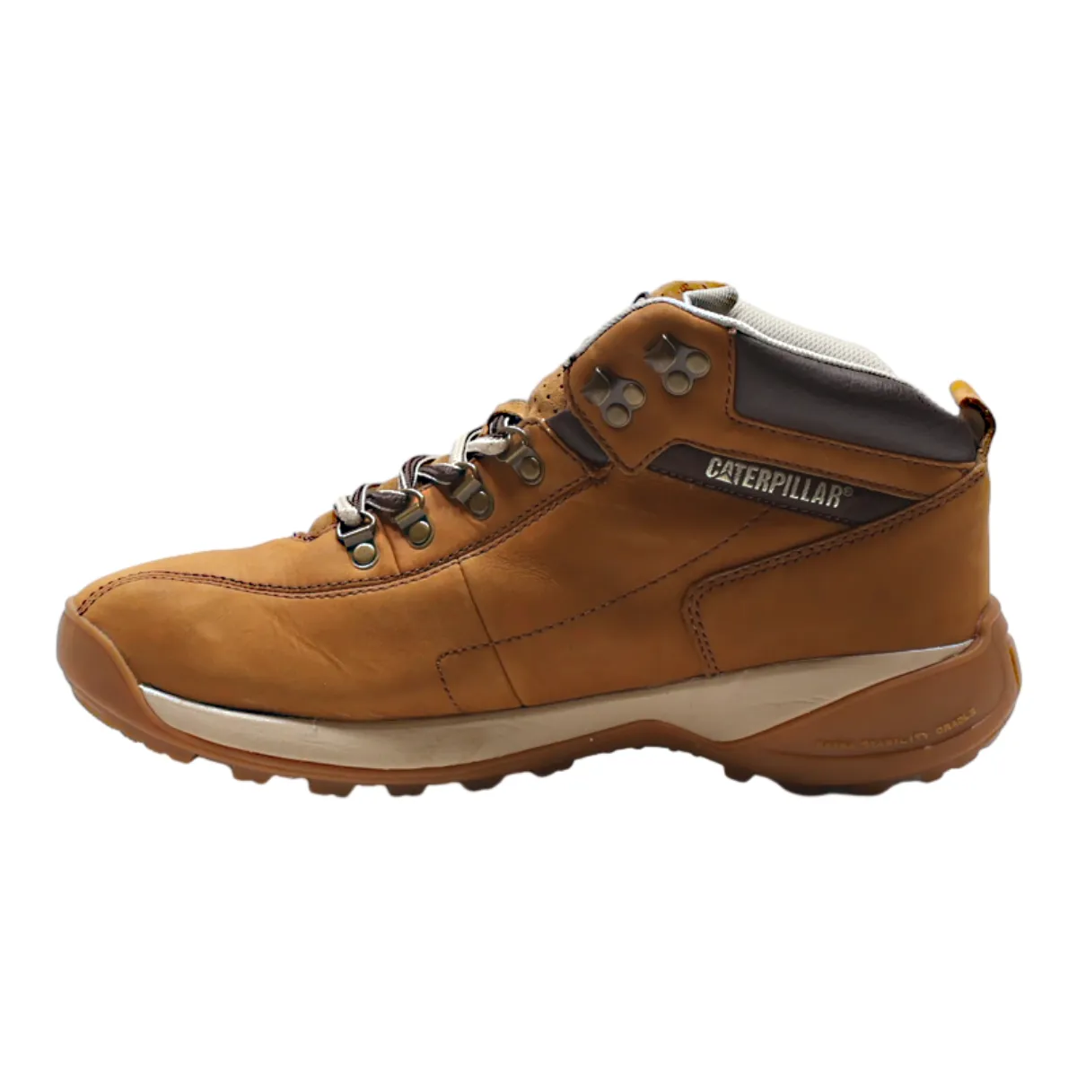 CATERPILLAR Hiking Boots Brown Leather Mens UK 10