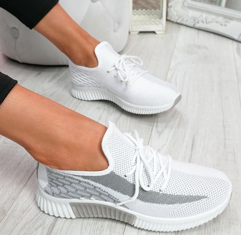 Chicvane Nonslip Lace Up Loafers Running Shoes
