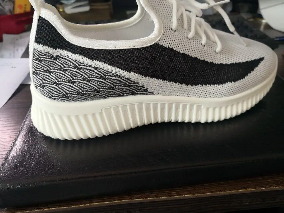 Chicvane Nonslip Lace Up Loafers Running Shoes