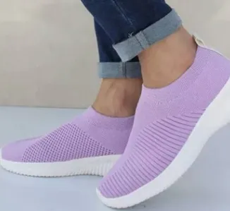 Chicvane Sock Like Slip On Running Shoes