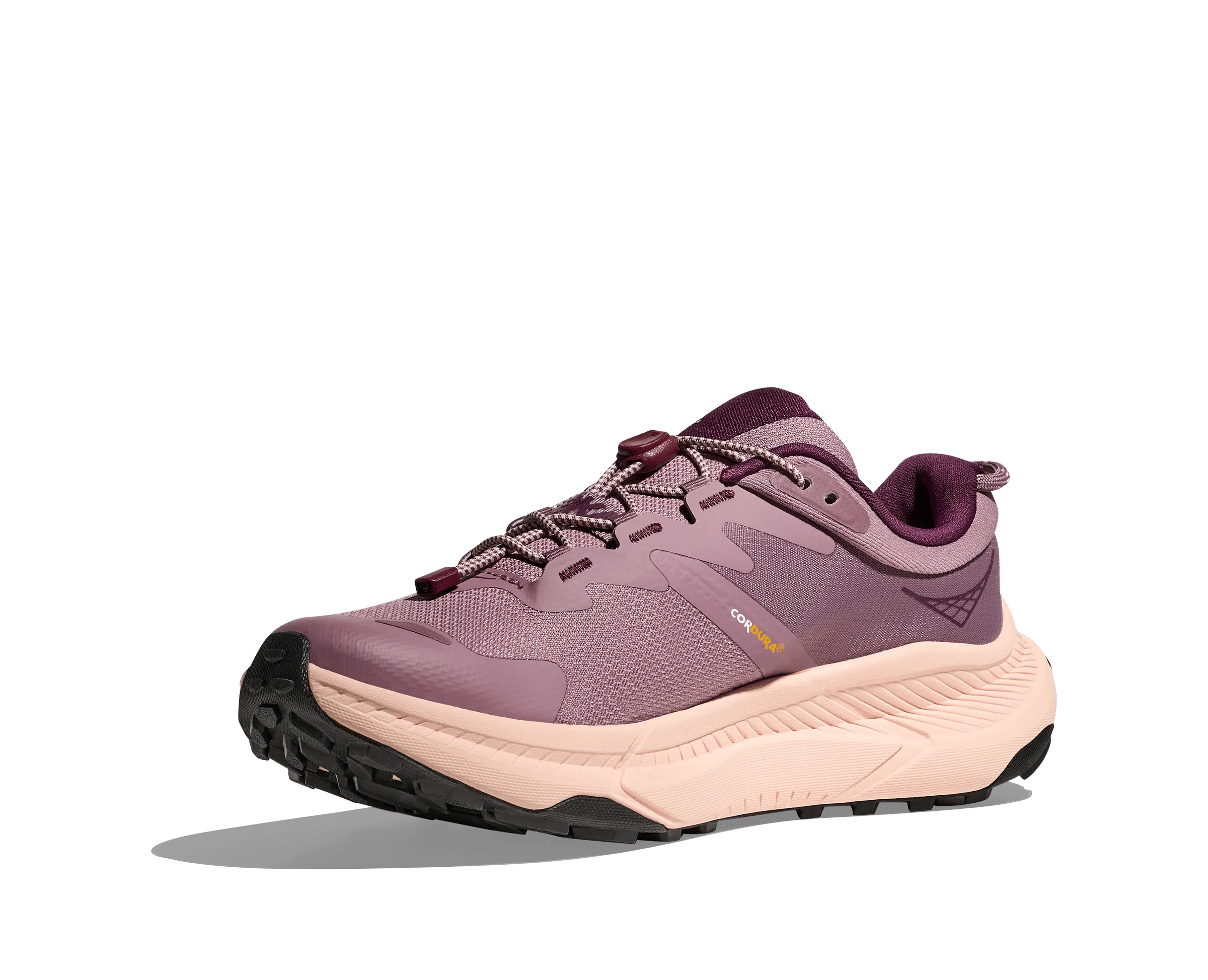 Hoka Women's Transport Walking Shoes- Classic Mauve/ Dawn Light