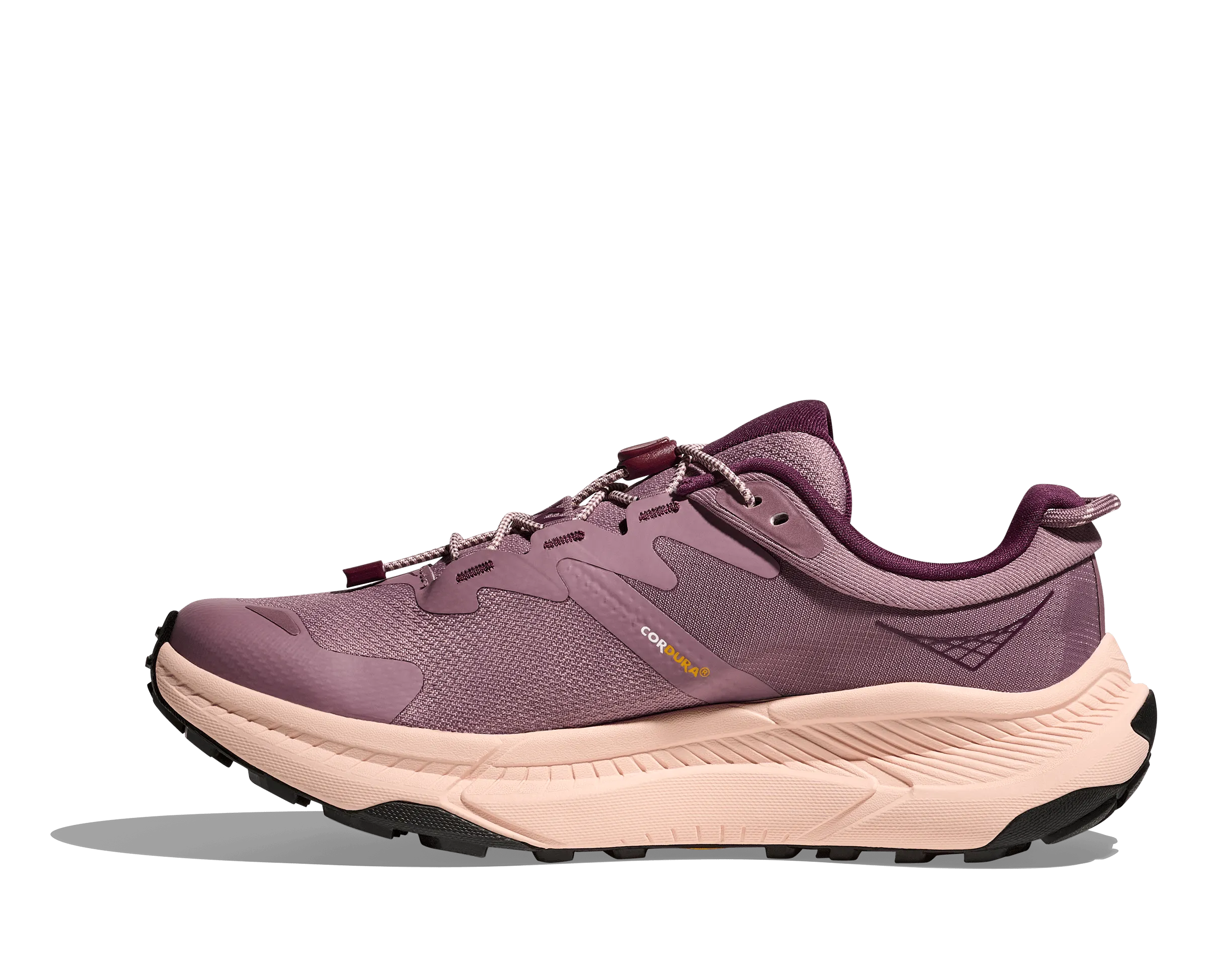 Hoka Women's Transport Walking Shoes- Classic Mauve/ Dawn Light