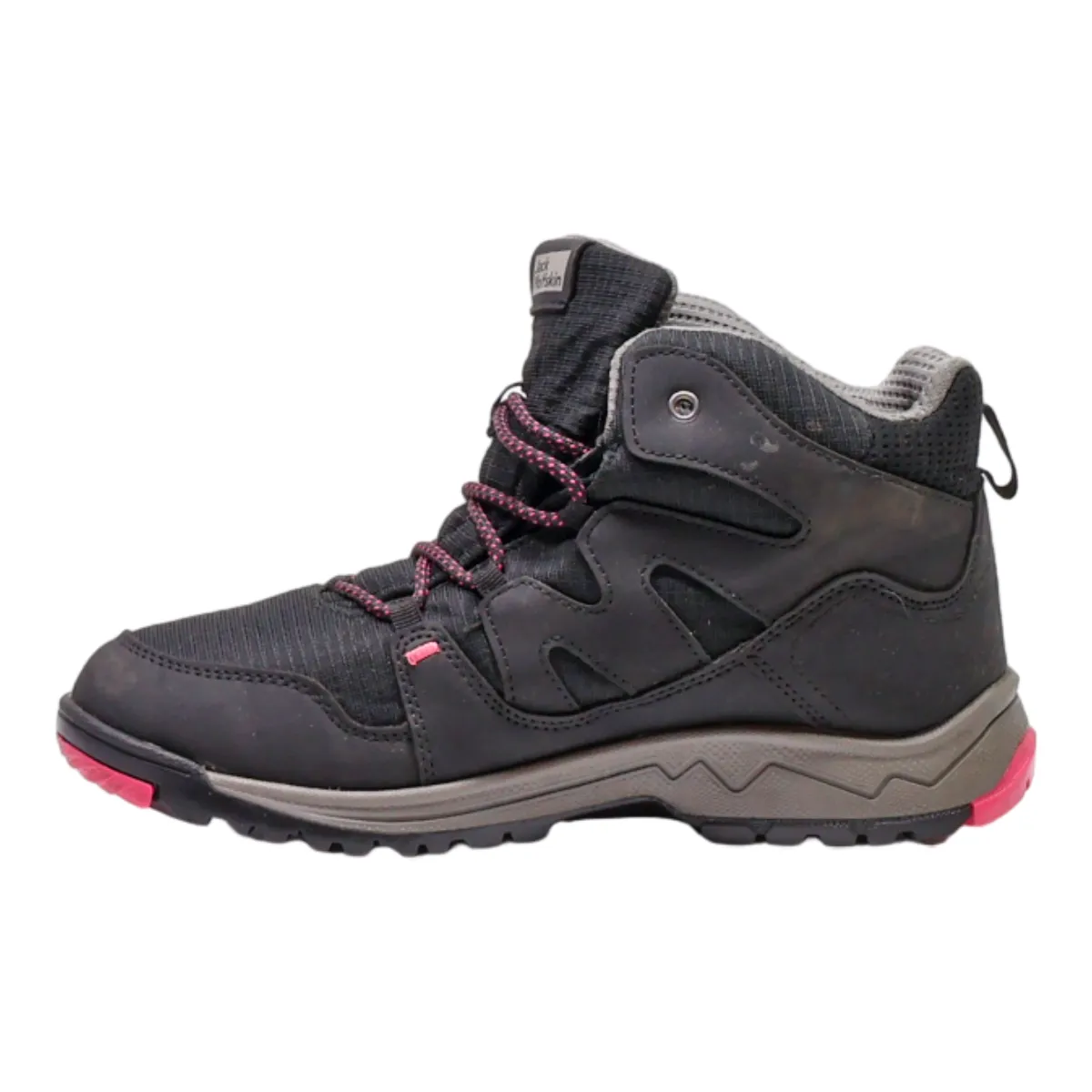 JACK WOLFSKIN Hiking Boots Black Synthetic Womens UK 5.5