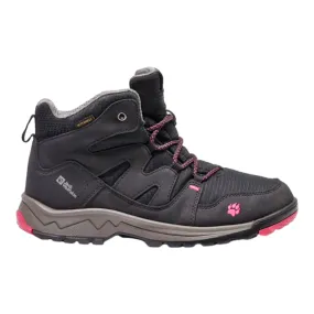 JACK WOLFSKIN Hiking Boots Black Synthetic Womens UK 5.5