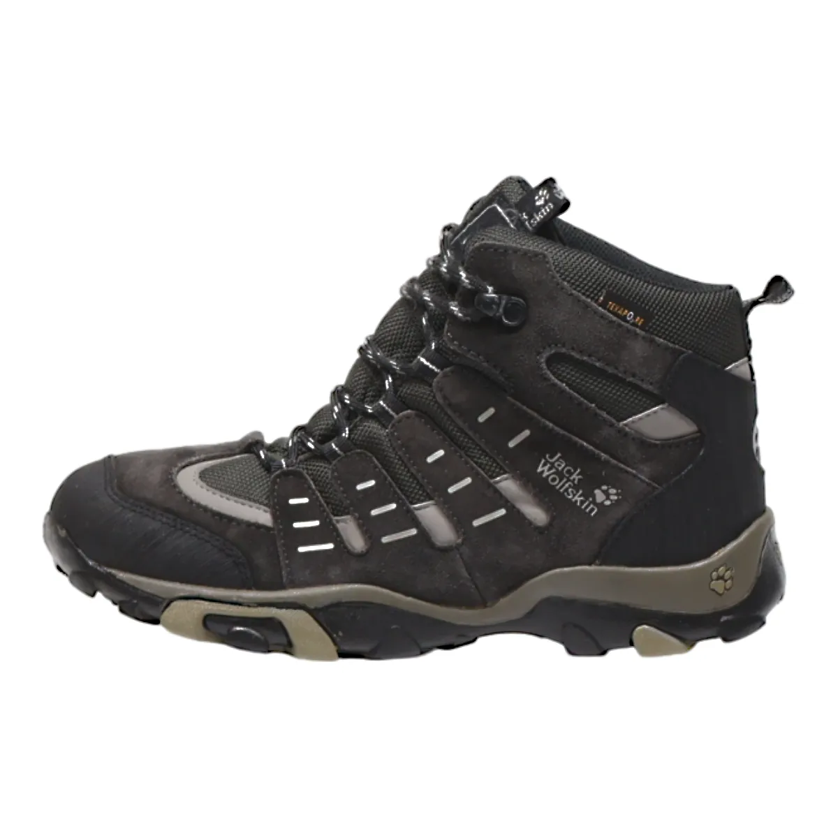JACK WOLFSKIN Hiking Boots Grey Synthetic Mens UK 5.5