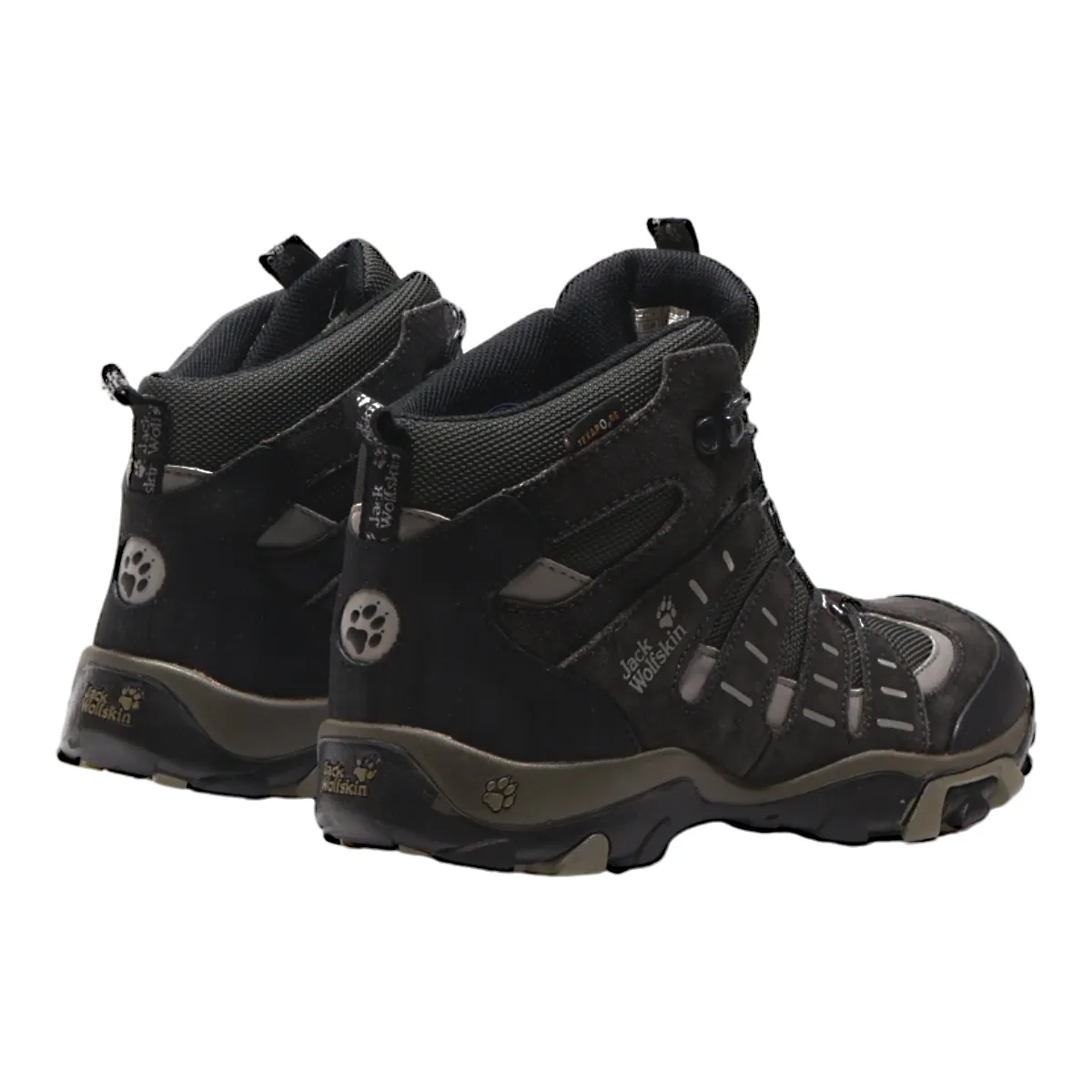 JACK WOLFSKIN Hiking Boots Grey Synthetic Mens UK 5.5