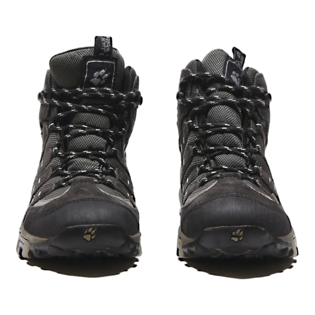 JACK WOLFSKIN Hiking Boots Grey Synthetic Mens UK 5.5