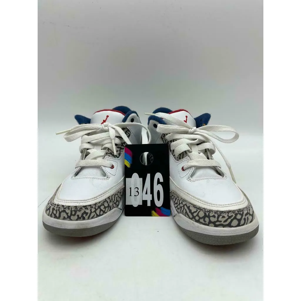 Nike Air Jordan 3 Retro Multicolor Basketball Shoes 429487-106 Size 2Y