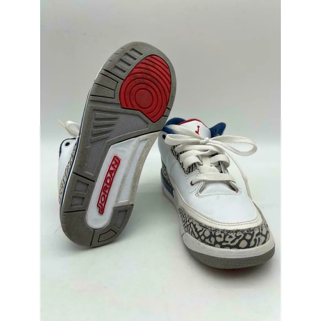 Nike Air Jordan 3 Retro Multicolor Basketball Shoes 429487-106 Size 2Y