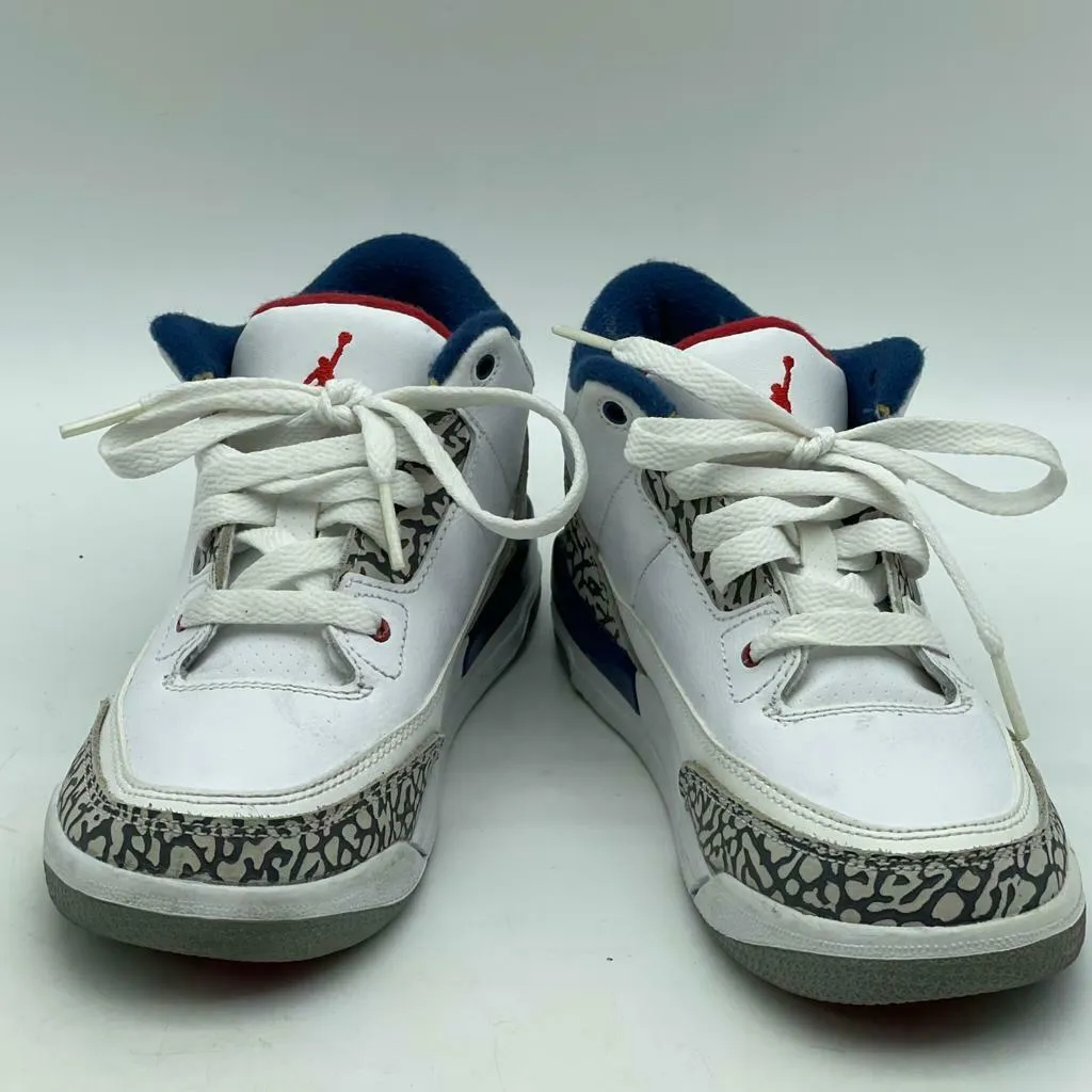 Nike Air Jordan 3 Retro Multicolor Basketball Shoes 429487-106 Size 2Y