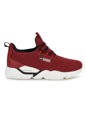 NORWAY Burgundy Men's Running Shoes