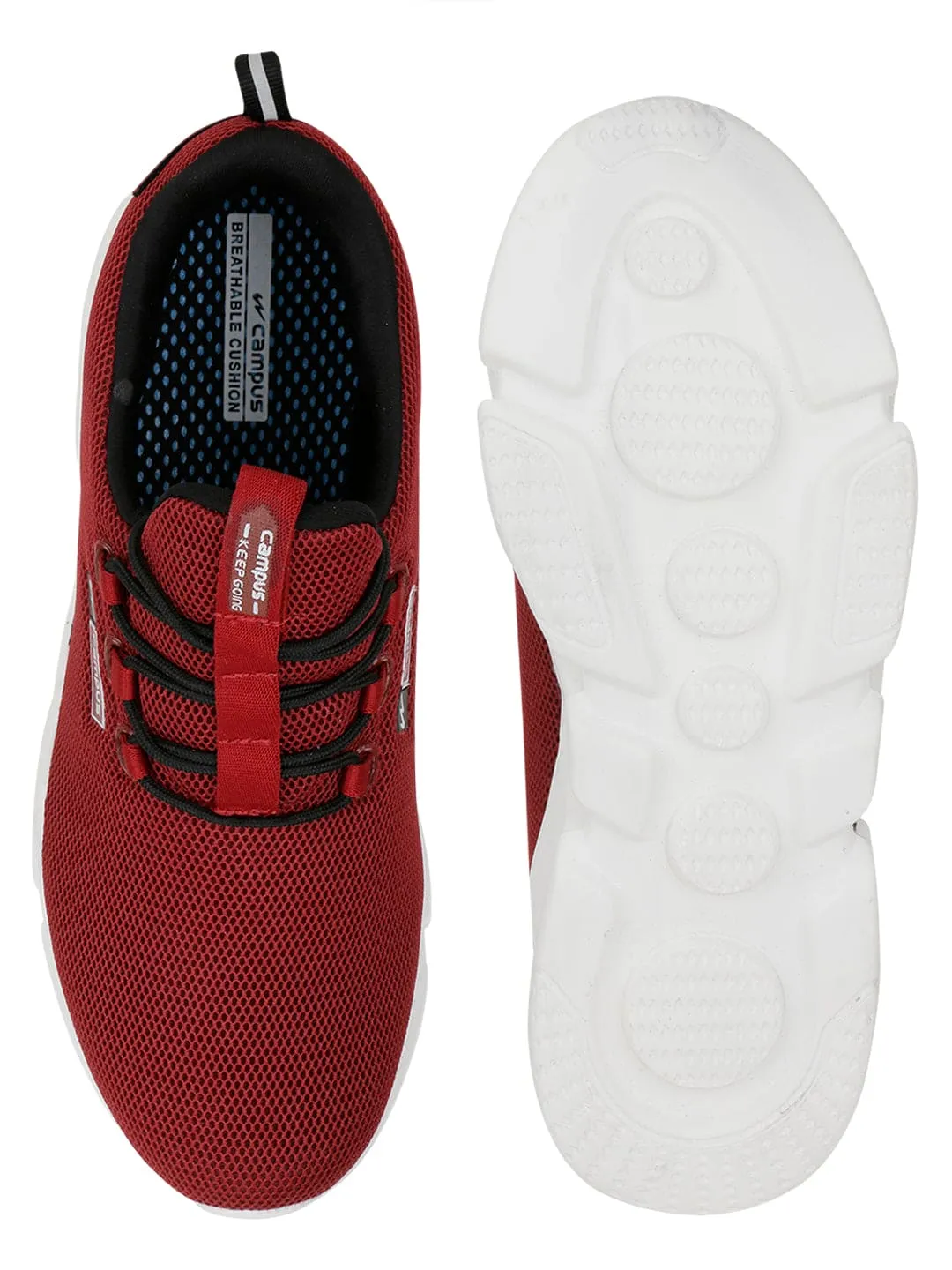 NORWAY Burgundy Men's Running Shoes