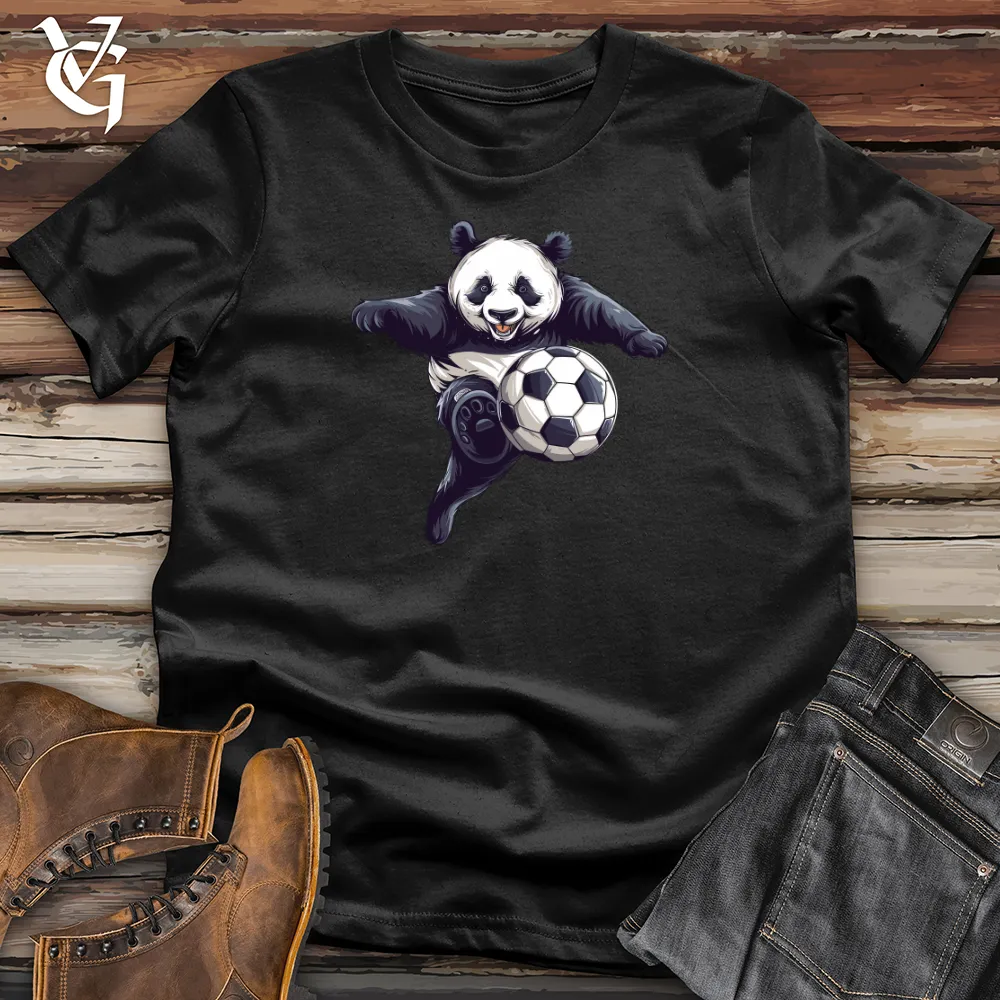 Panda Soccer Strike Softstyle Tee