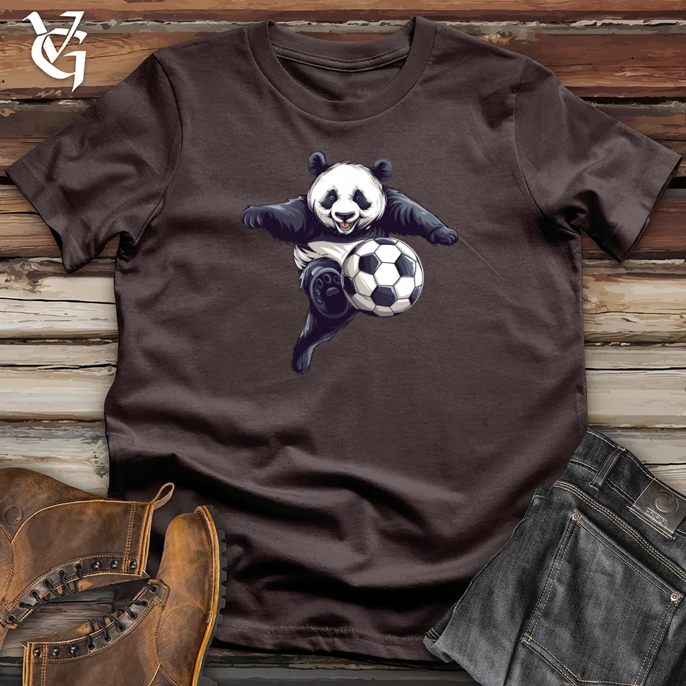 Panda Soccer Strike Softstyle Tee