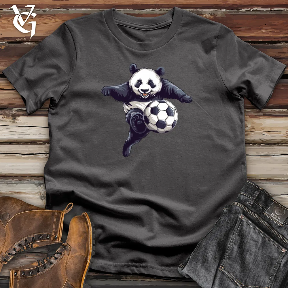 Panda Soccer Strike Softstyle Tee