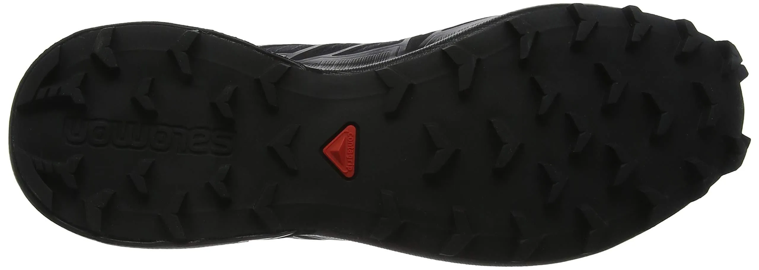 Salomon Men's Speedcross 4 Trail Running Shoes, Black/Black/BLACK METALLIC, 9.5