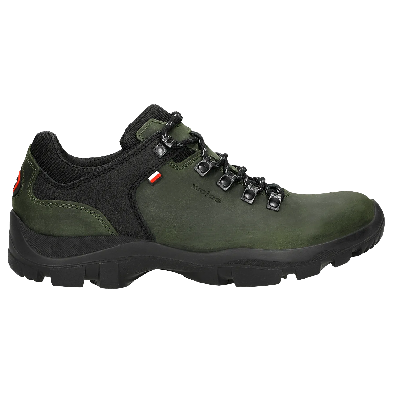 Wojas Dark Green Leather Trekking Ankle Boots | 9377-87
