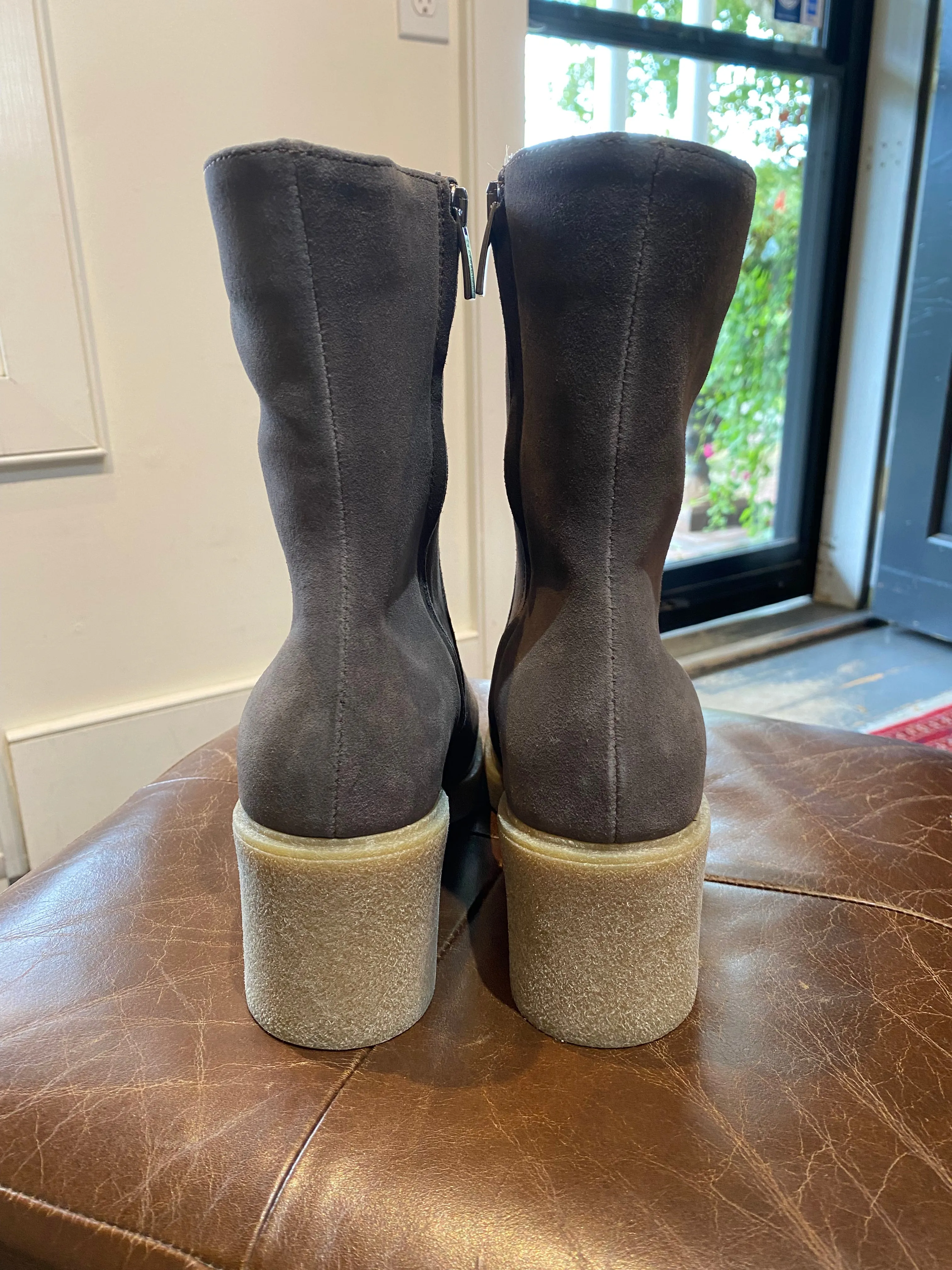 Zed Suede Bootie | Cement